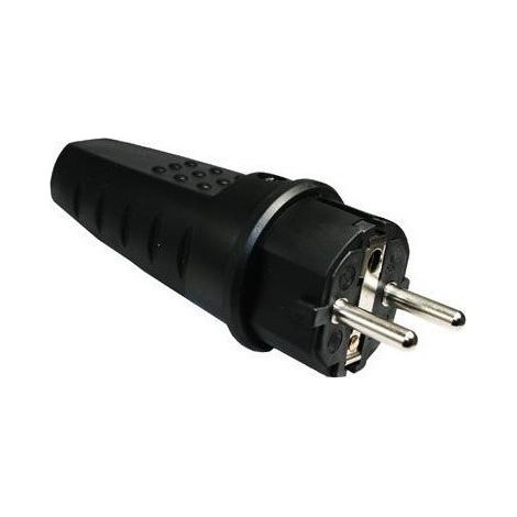 Prise mâle en caoutchouc 230 V