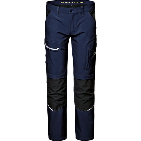 SIR SAFETY SYSTEM PALLADIUM Pantalon de travail multipoches bleu foncé Taille 60