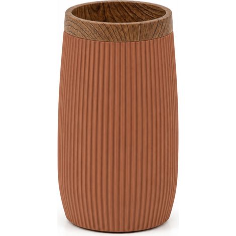 Porta spazzolino da denti terracotta Blob (1/5)