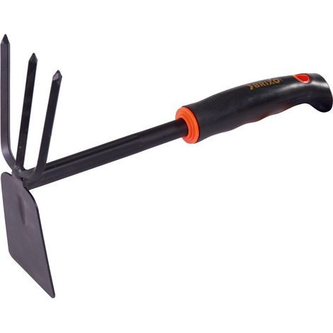 Gartenwerkzeuge in hohem Widerstandstahl mit Brixo Hercules Plastikgriff - Zappetta Tridente/Quadro