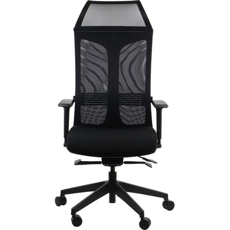 Bürostuhl RYDER SCHWARZ MIT SELBSTWIEGEMECHANISMUS (1/5)