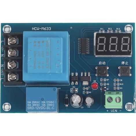 Panneau Contrôle Charge Batterie 220V 20A Protection Surcharge pour Batterie Lithium Chargeur (1/5)