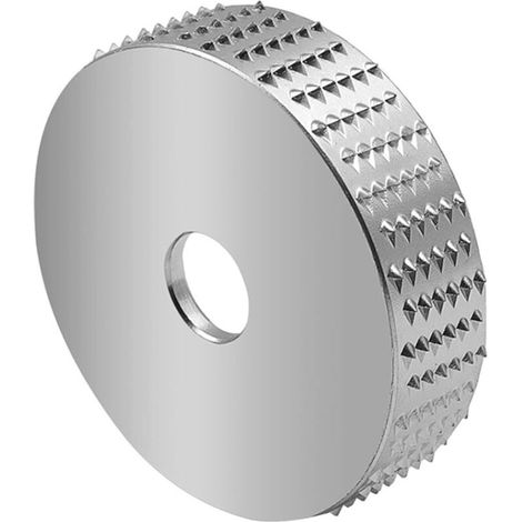 7.5cm Wood Carving Disc for Angle Grinder and Hand Electric Drill - Angle Wood Shaping Disc - Sanding Rotary Grinding Wheel (Silver) (1/5)