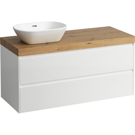 LAUFEN LANI encimera de lavabo roble silvestre incl. mueble bajo,
