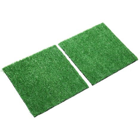 Tapis d'apprentissage de la propreté pour chien en gazon artificiel respirant, doux, lavable et réutilisable, pour l'intérieur et l'extérieur. (1/5)