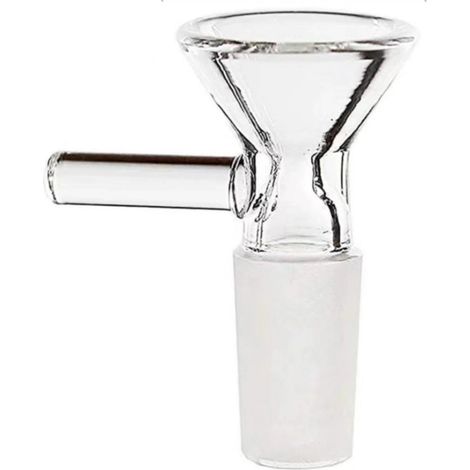 Entonnoir En Verre - Verre Épais Et Silicone - Poignée Intégrée - Pour Cuisine Maison - 1 Pièce (1/5)