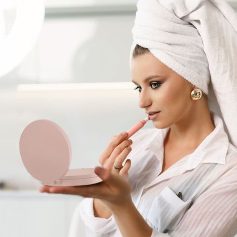 Miroir - COSMETIC CLUB - Triptyque - LED - Grossissant - Rose (1/5)
