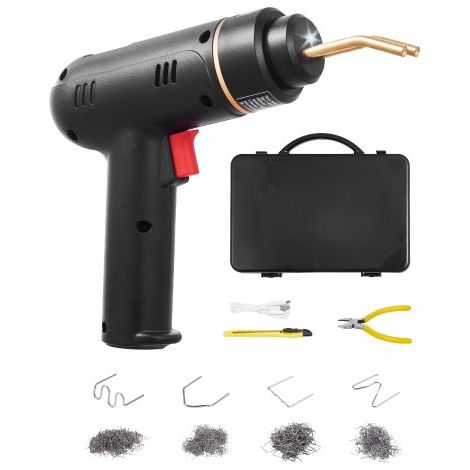 Saldatrice per Plastica Senza Fili 120 W con 400 Pezzi di 4 Tipi (1/5)