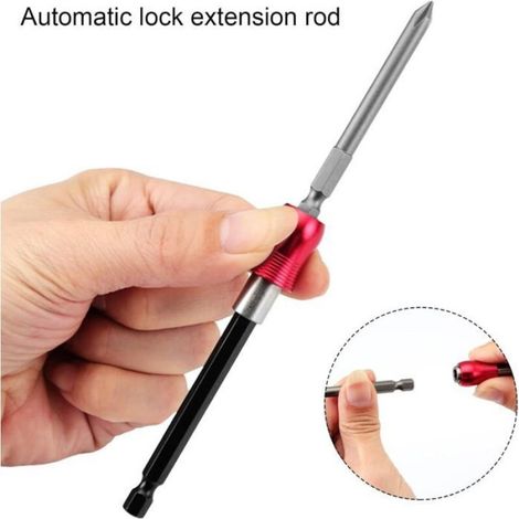 Porte-embouts - Acier Chrome-Vanadium - 6 35 Mm - Pour Tournevis Et Forets - 60 100 Ou 150 Mm (1/5)