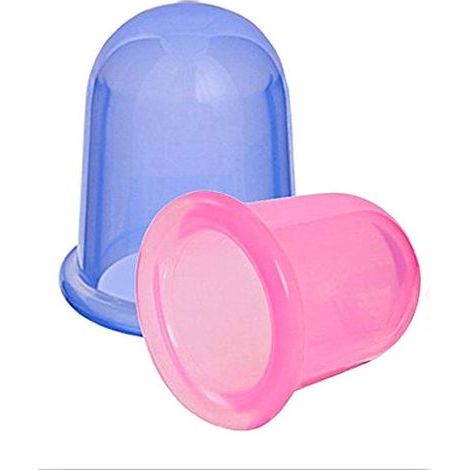 Anti-Cellulite-Saugnapf – Silikon-Saugnapf für die Körpermassage – Mittlere und große Größen – 2er-Pack (1/5)
