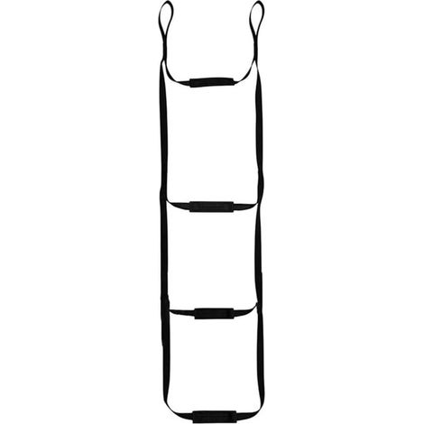 Aider d'escalade Portable avec des Étapes Antibridding Lancement de L'Échelle Pliante Pliante Échelle de Corde d'escalade Portable pour l'escalade Cavyoning (1/5)