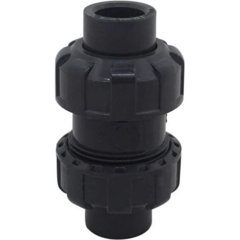 Ball Check Valve - Diameters 20/25/32/40/50/63mm - Swimming Pool Check Valve - Check Valve - PVC (1/5)