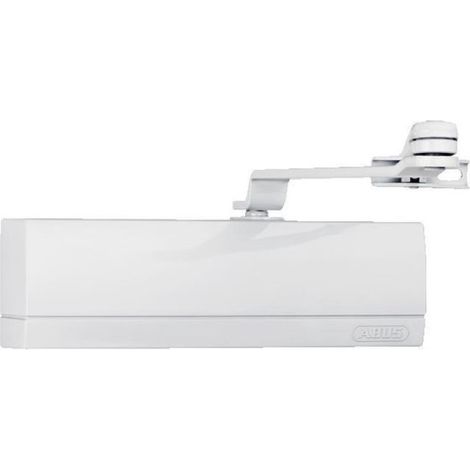 Abus AC6124 W CL/DFNLIESPP Türschließer, Aluminium, max. 85 kg, mit Deckel, Weiß