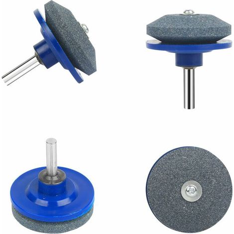 4 Pcs Affûteur à Lame de Tondeuse à Gazon Aiguiseur Remplacements de l'Outil de Tondeuse pour Affûtage de Lames de Désherbeur Maison Jardin Cour Parc (1/5)