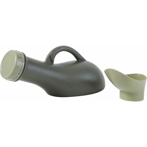 Urinal, männlich, weiblich, tragbar, Unisex: Urinalpistole mit Griff, Stopper, Flasche, Urinal, Pee Pee Pissoir, Auto für Reisen, Kunststoff, Anti-Reflux, Urinbecken, Bett, Nacht, Camping, Töpfchen, U (1/5)