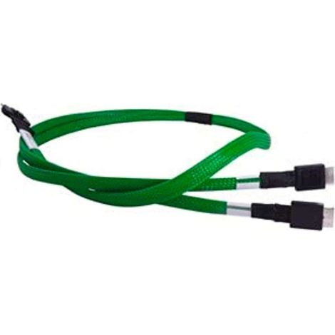 Broadcom - Cable interno SAS - 1x8 Slim SAS (SFF-8654) (M) a OCuLink (SFF-8612) - 1 m