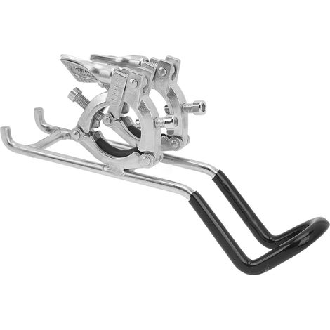 Support de canne à pêche double en acier inoxydable pour bateau, fixé par pince, support pour canne à pêche sur dock, yacht et bateaux. (1/5)