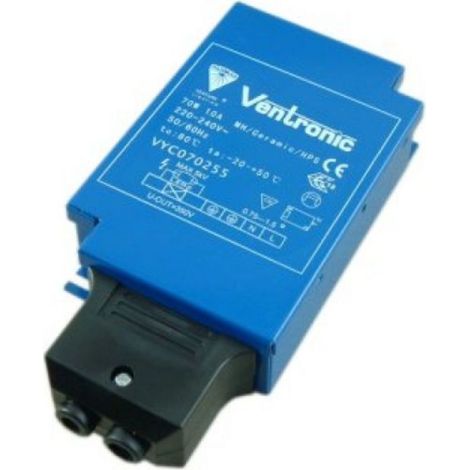 Venture Lighting Ventronic VYC070255 Electronic Ballast 70W 10A MH/Ceramic/HPS 220V