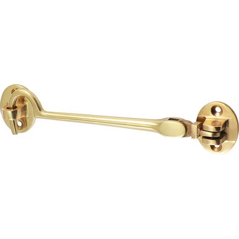 TIMCO Cabin Hook Polished Brass - 150mm