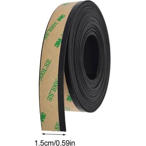Bande d\'étanchéité en caoutchouc pour pare-brise de voiture - Joint d\'étanchéité pour fenêtre de voiture - 15mm / 4 rice 2pcs