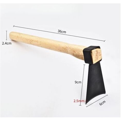 VURAHOME - Houe de jardinage, houe à pioche, houe à creuser le sol, outil de jardinage, outils de creusement du sol, jardinage, houe à creuser,houe à pioche, outil à bois, cultivateur de fleurs