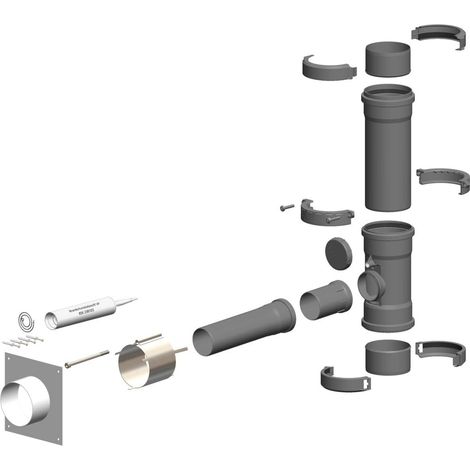 ATEC Set di collegamento allacciamento multiplo DN 80/125 - DN 125, 634381