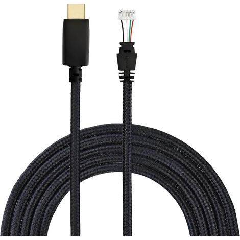Câble audio tressé en nylon robuste pour /S améliore le jeu avec des connectivités sécurisées Câble de casque de jeu USB C (1/5)