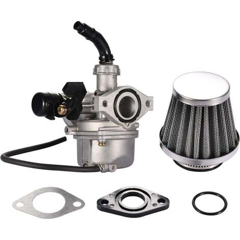 PZ19 Carburetor with Air Filter Replacement for Kazuma Taotao Baja Roketa SUNL XR/CRF 50cc 70cc 90cc 110cc 125cc ATV Dirt Pit Bike Go Kart Chinese 4 Wheeler (1/5)