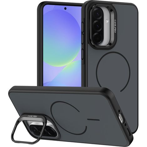 Funda táctil para Samsung Galaxy A57 5G con soporte, MagSafe, color negro. (1/5)