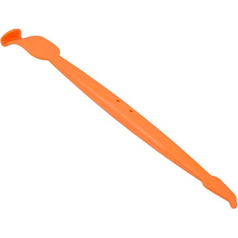 Lntyq Raclette Magnétique pour Film Voiture avec Poignée Longue Kit Grattoir pour Colle et Bulles Outil de Pose et Nettoyage pour Stickers et Films Teintés Orange, Plastique, 171.5cm (1/4)