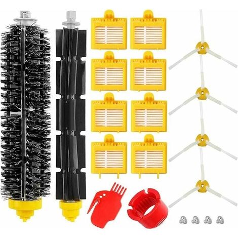 Kit de remplacement compatible avec les aspirateurs iRobot Roomba Series 700 720 750 760 765 770 772 772e 774 775 776 776p 780 782 782e 785 786 786p 790 - 20 pièces (1/5)