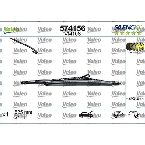 Balai d'essuie-glace VALEO 574156 (1/4)