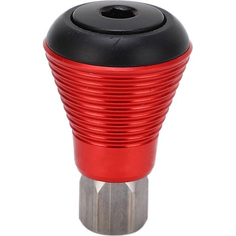 Tige de selle pliante à pôle positif, butée champignon, finition miroir, bloc rouge (1/5)