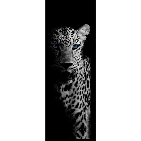 Zerbino Ghepardo antracite/blu - 50x150 cm (1/2)