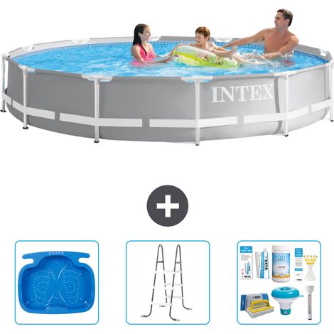 Intex Piscine Prism Frame Ronde - 366x76 cm - 4-pièces S22485 (1/4)