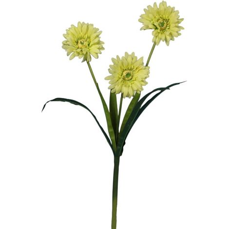 Ramo artificiale di gerbera verde, altezza 55 cm - Decorazione d'interni (1/3)
