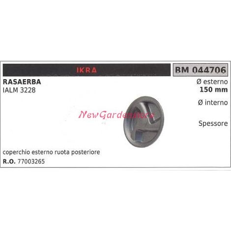 Rueda trasera IKRA cortacésped IALM 3228 044706