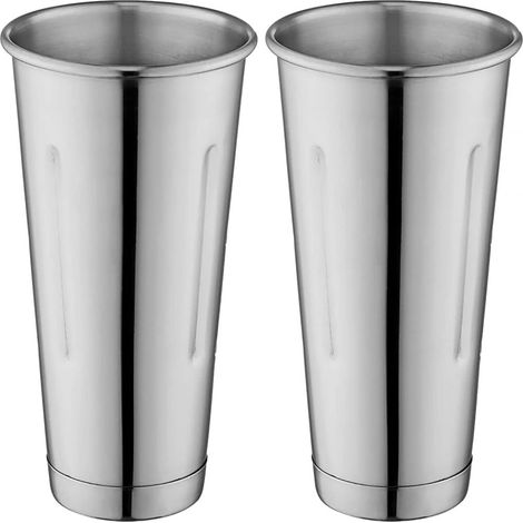 Lot de 2 Gobelets à Milkshake en Acier Inoxydable, 30 oz, Empilables avec Poignée Ergonomique pour Maison et Bar (1/5)