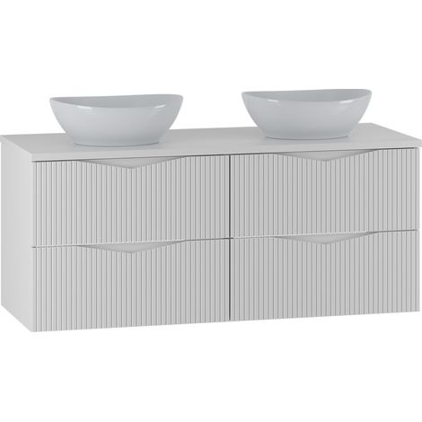 Mueble lavabo doble 120cm Tao Blanco