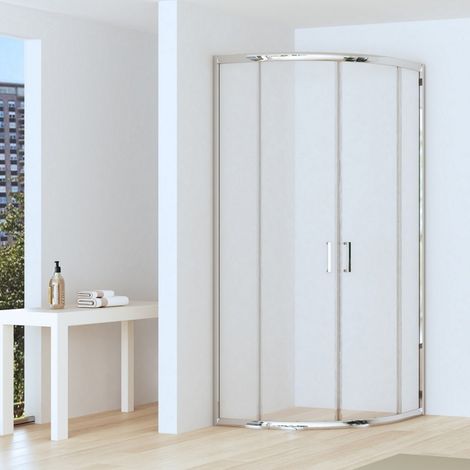 Box doccia basso 80x80cm semicircolare altezza 170cm  CHIARA CURV-Q kamalu