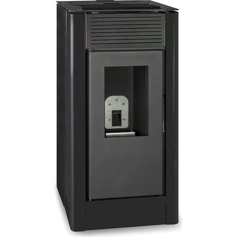 TJ - Hidro Estufa de Pellets Modelo Velika de 18 kW - Color Negro (1/5)