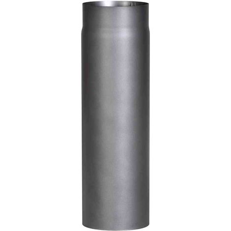 Ofenrohr 500 mm, Ø 150 mm, grau Wandstärke 2 mm (1/2)