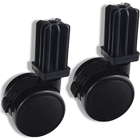 2 roulettes de rechange 6414 306414 avec insert pour barbecues à gaz Weber Genesis Summit Silver Spirit (1/5)