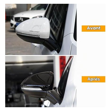 Coque de Rétroviseur Golf 7/7.5 2013-2018 Boîtier de Rétroviseur pour Golf MK7 MK7.5 Hatchback/Estate/Alltrack Couverture Miroir Gauche + Droite - Noir (1/4)