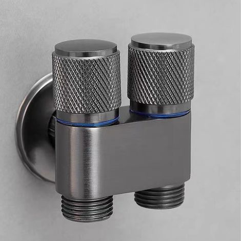 Ensemble de toilette double usage hexagonal gris haut de gamme, renforcé, antidéflagrant, entièrement automatique, avec pistolet pulvérisateur (1/5)