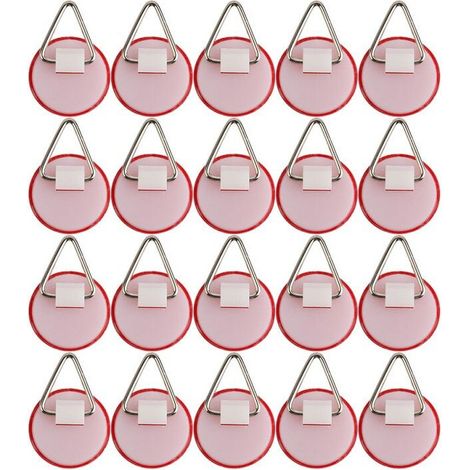 Support Pour Assiettes - Fixation Auto-Adhésive Murale - Pour Cuisine Intérieure - 20 Pièces (1/5)