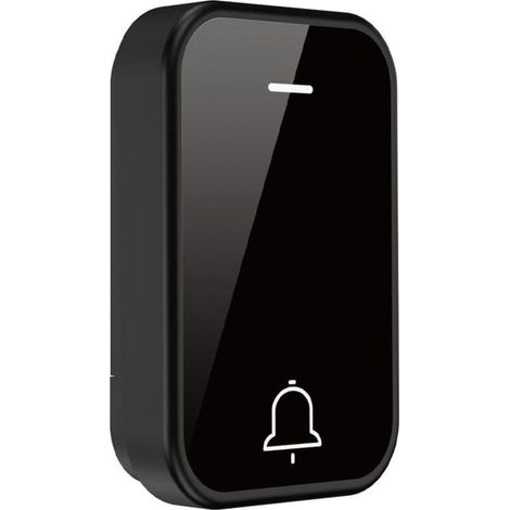 Sonnette sans fil auto-alimentée sans pile avec carillon puissant, design extérieur étanche et installation facile pour la sécurité de l'entrée (1) (1/5)