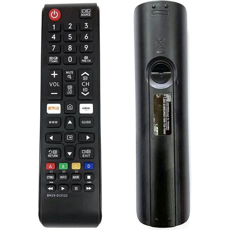 Télécommande pour téléviseur compatible Samsung RU7100WXXY de remplacement (1/5)