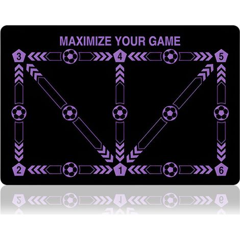 Accessoire d'Entraînement Individuel au Football - Tapis avec Marques pour Exercices de Contrôle et de Dribble - Progressif et Ludique (1/5)