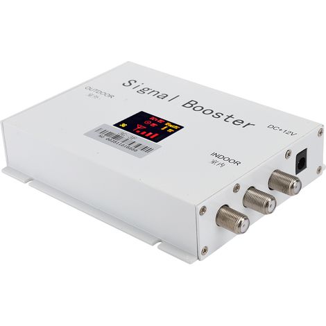 Amplificateur de signal 3G-3F 2100 MHz à 3 ports en aluminium pur, à forte puissance de pénétration (100-240 V), prise UE (1/5)